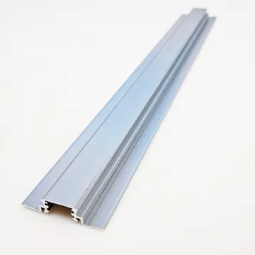 Custom-Shaped Silver/White Anodized 6061 6063 T5 T6 Extruded Aluminum Profile China