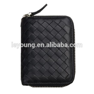 Hot Selling Leather Business Card Holder Wallet for Gift