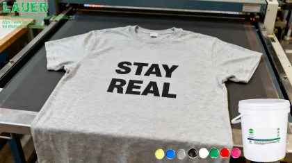 Water-based heat transfer screen printing ink