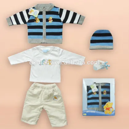 Baby wear baby sweater, kid boy Multicolour knitted zip pullover warm sweater