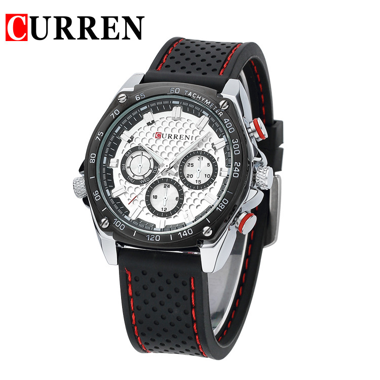 Classic Casual Sport Silicon Band Mens Watches 