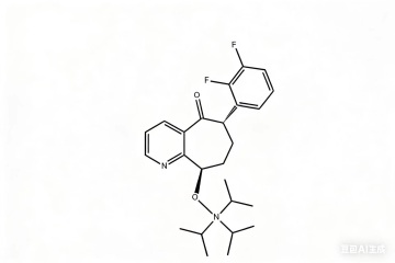 (6S,9R)-6-(2,3-difluorfenyl)-6,7,8,9-tetrahydro-9-[[tris(1-metyletyl)silyl]oxi]-5H-cyklohepta[b]pyridin-5-on
