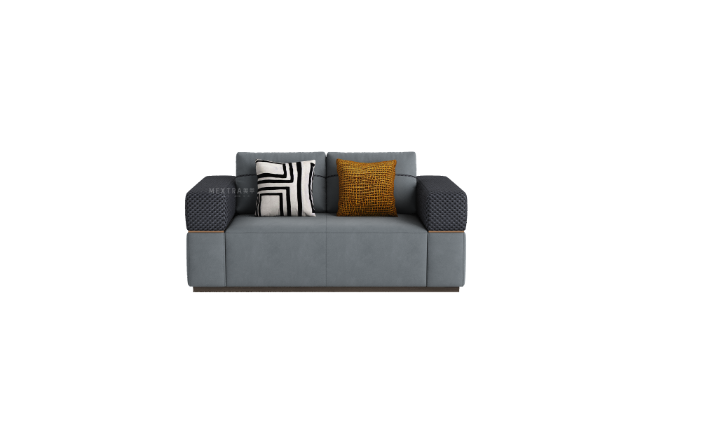 Loveseats com backrest amplo e almofada profunda