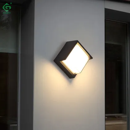 Waterproof Body Induction LED Garden Lights - Outdoor Wall Lights & Exterior Wall Mounted LED Lamp