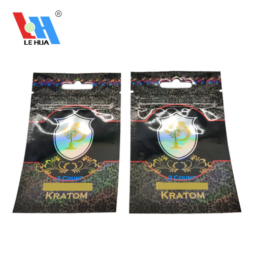 Custom Heat Seal Holographic ziplock Bags