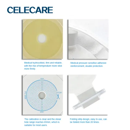 Celecare Open Disposable Ostomy Colostomy Bags