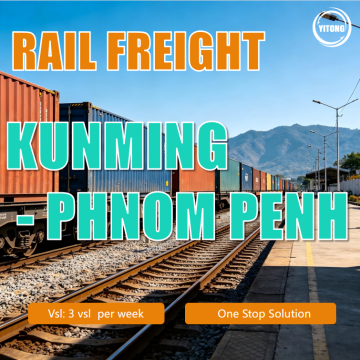 Kunming'den Phnom Penh Kamboçya'ya Demiryolu Taşımacılığı