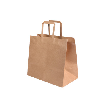 Food Grade Custom Printed Greaseproof Sandwich Hot Dog Packaging Brown or White Kraft Paper Bag