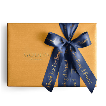 Rigid cardboard paper packaging box with ribbon