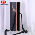 wholesale rose flower gift box black ribbon