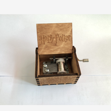 Handcrank music box Harry Potter Wooden Music Box