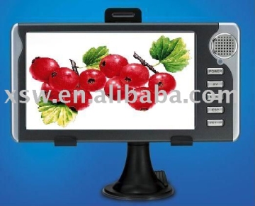 7" Car GPS Navigator with AV-IN/MP3/MP4/FM/MIC