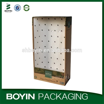 Custom ecofriendly kraft paper printed paper display box for toy