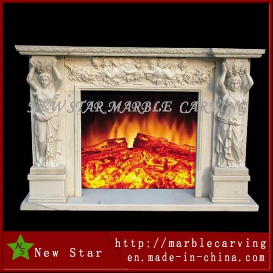 Luxury Marble Stone Fireplace Frame Mantel Mf1720