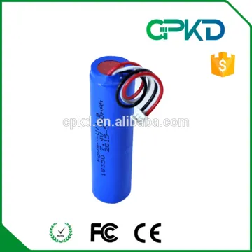 Lithium ion cylindrical ICR 18350 7.4V 900mAh E cigaratte battery, Custom battery pack