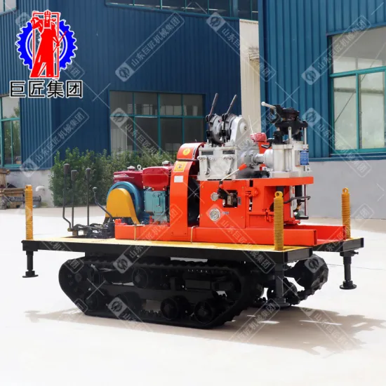 Diesel engine powered full hydraulic exploration drilling rig