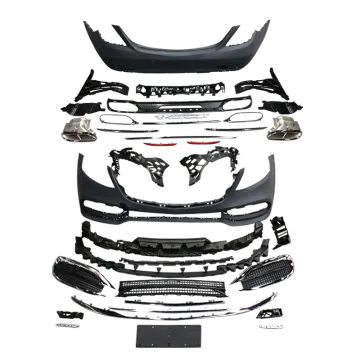 High-Quality W222 Mercedes-Benz S-Class & Maybach Front and Rear Bumper Kit with Exhaust