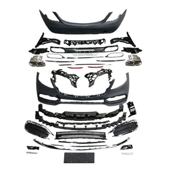 High-Quality W222 Mercedes-Benz S-Class & Maybach Front and Rear Bumper Kit with Exhaust