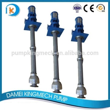 Vertical chemical sump pump for sea water and oil refinery