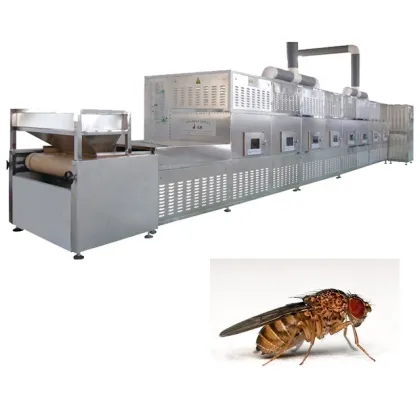 Automatic Energy-Saving Black Soldier Fly Larvae Drying Machine (BSFL BSF Dryer) - Insect Drying Microwave Equipment