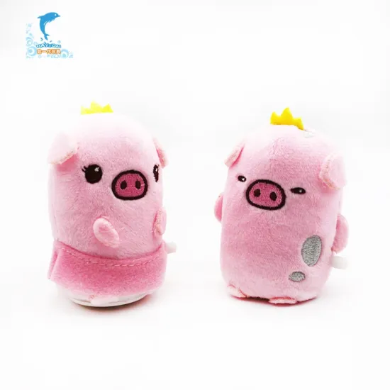 Customized electronic cute plush stuffed animal big pig toy