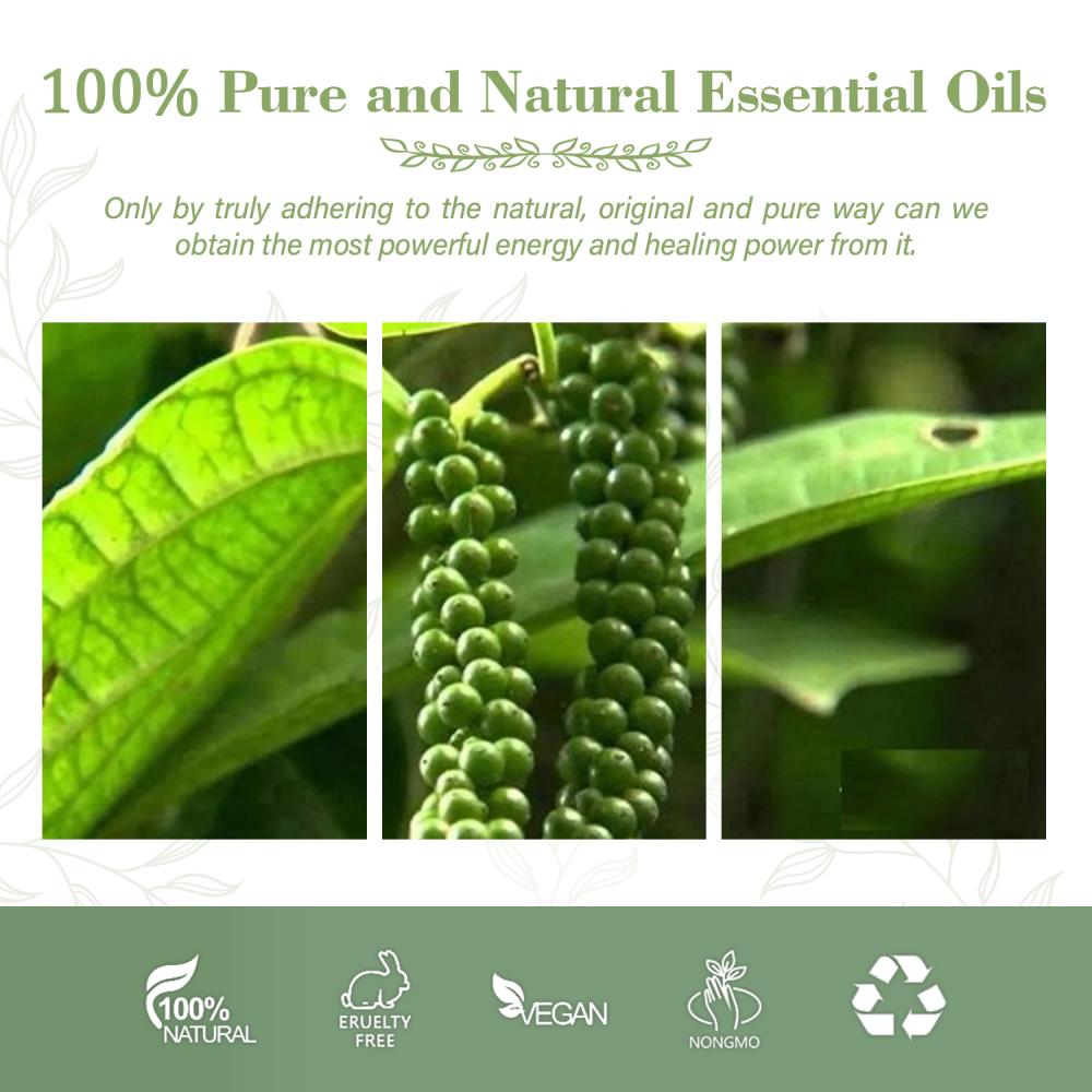 100% Organic and Pure Black Pepper Oil For Stimulate Appetite