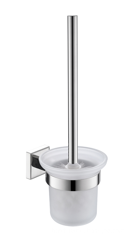 Stainless steel brush toilet holder