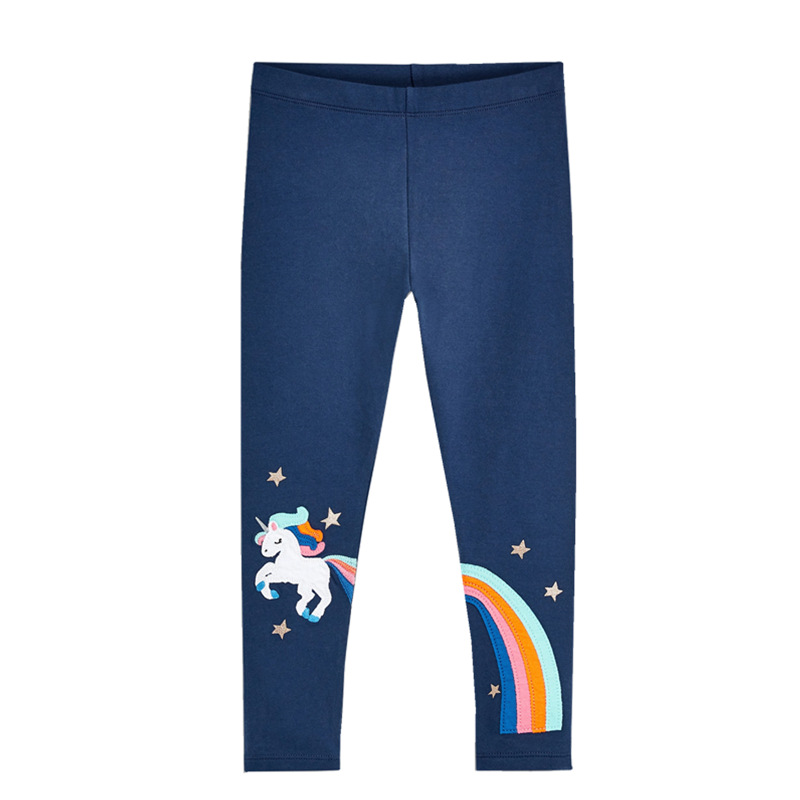 Winter Autumn Girls Boys Pants For Kids Skinny Cotton Soft Elastic Trousers Animal Print Leggings Children Clothes Cartoon Pants