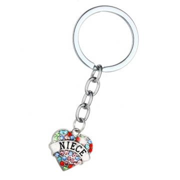 Custom enamel casting Heart shape metal zinc alloy