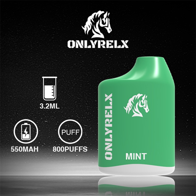 Top Quality Onlyrelx Mini Pod800Puffs Disposable Vape Pen