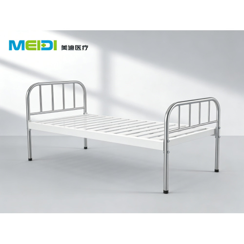 Stainless Steel Slat Flat Hospital Bed, Medical Flat Bed, Custom Made