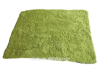 microfiber anti slip chenille carpet mats door mats
