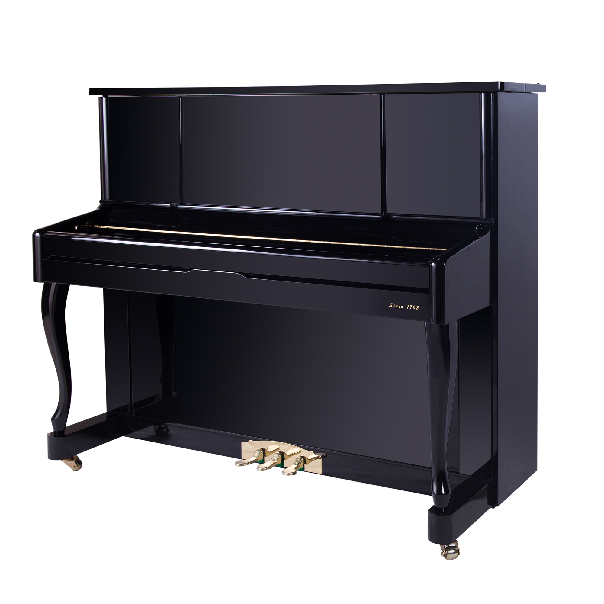 Henry Hamlin H3 Uprian Piano Black Polished Home 123 cm