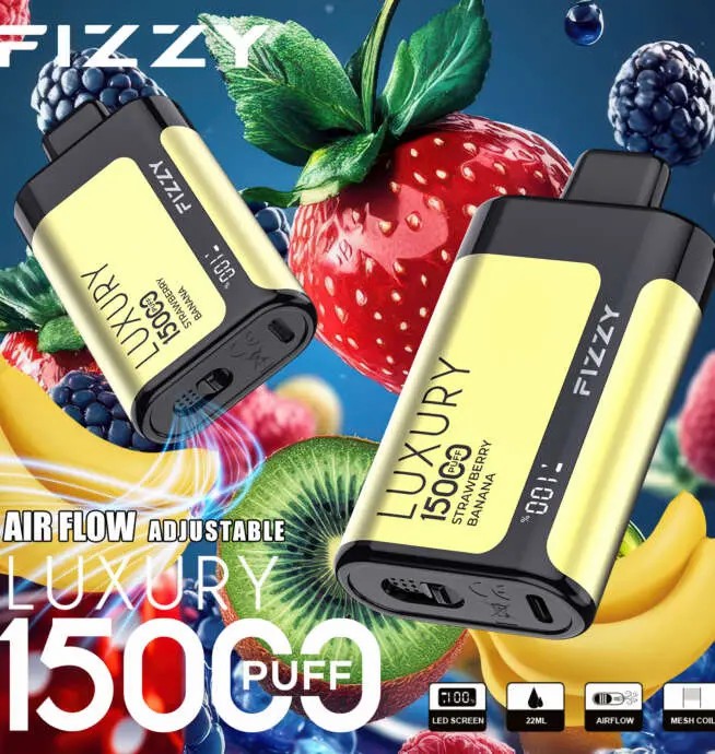 Vape puff 15k Mewah Fizzy Asli