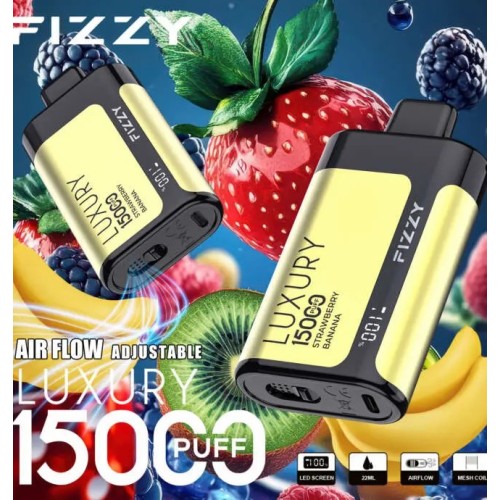 Vape puff 15k Mewah Fizzy Asli