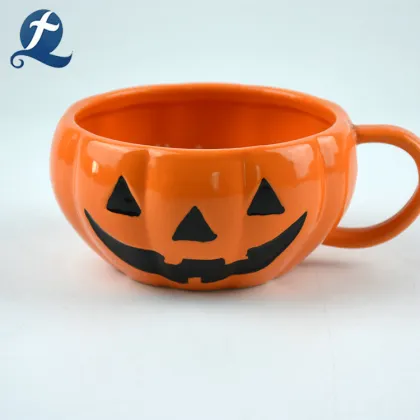 Halloween Theme Pumpkin Ceramic Tableware Set