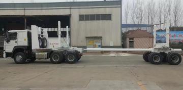 Forestry Semi Wood Trailer With Stake