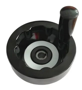 100*12 black bakelite corrugated handwheel