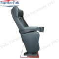 Foldable theater chairs with cup holders for theaters