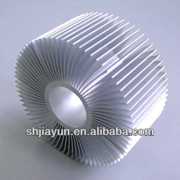 silver anodized aluminium heat sink