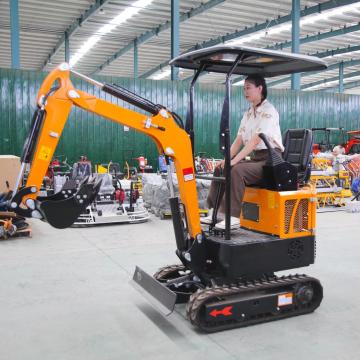 La mini excavatrice chinoise a utilisé des pelles