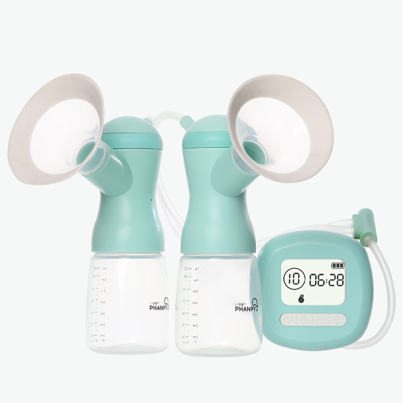 Double Electric Breast Pump- PP Bottle Green