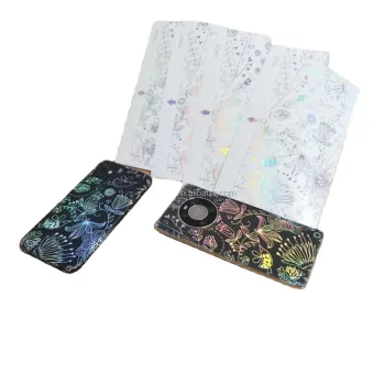 FOSIDA Translucent Bronzing Colorful 3D Phone Skin Stickers for Cutting Machine