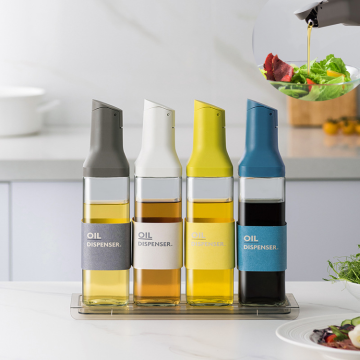 European Hot-selling Automatic Glass Seasoning Bottle with Large Capacity for Kitchen