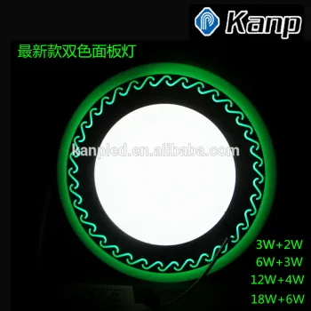 Interior DIY Decorative 6W Blue Color Led Flat Wall Mounted Panel Light