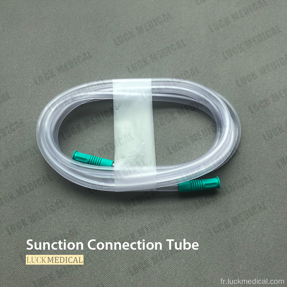 Tube de connexion à aspiration externe jetable