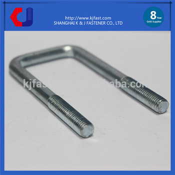 ANSI DIN standard high quality galvanized u bolts