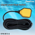 Interruttore di livello a galleggiante giallo da 10 m KYN-m15-6