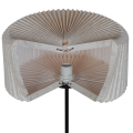 Modern Pleated Shade Floor Lamp for Living Room