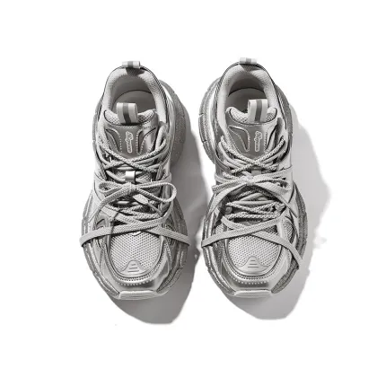 New Breathable Leather Chunky Platform Shoes - Unisex Casual Sports Shoes for Men